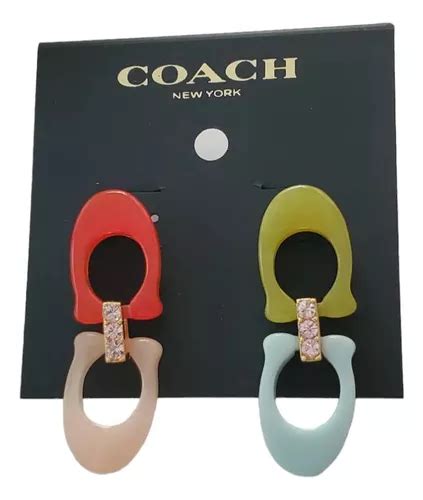 Aretes Coach Originales Letra C Originales .